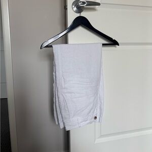 Madewell The Zoe Relaxed Wide Pant in 100% Linen